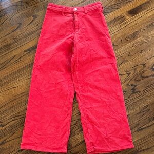 Universal Thread Red Sailor Wide Leg Pants